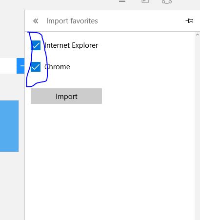 how to import your favorite sites in Microsoft Edge Browser in Windows 10