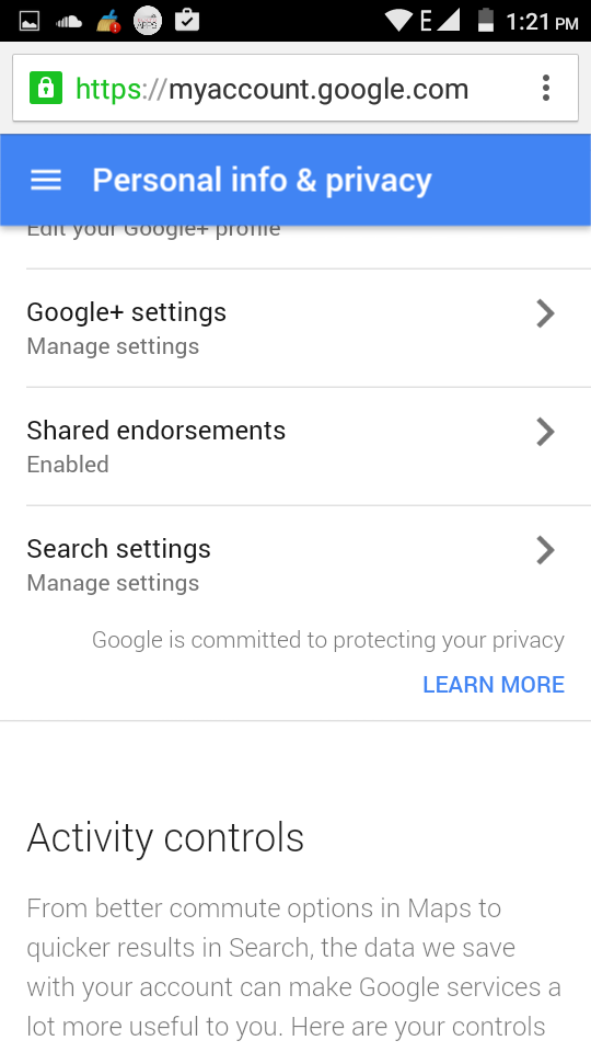 Change default android search engine in android