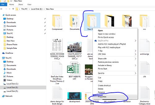 How to Hide Folder files in Windows 10
