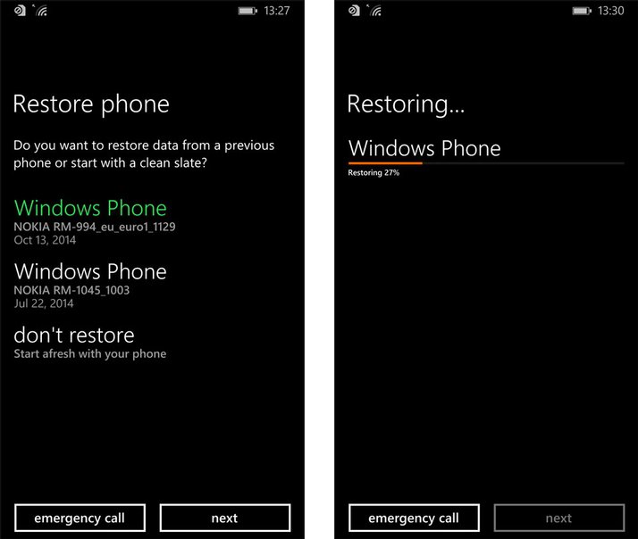 How to restore a backup of Windows Smartphone to a New Windows Smartphone 3