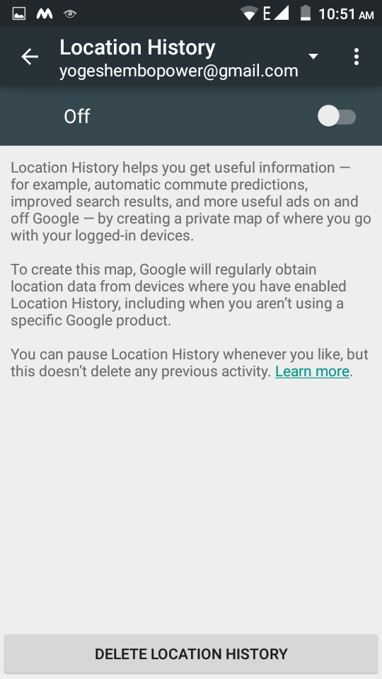 How to turn off Location History on your Android smartphone