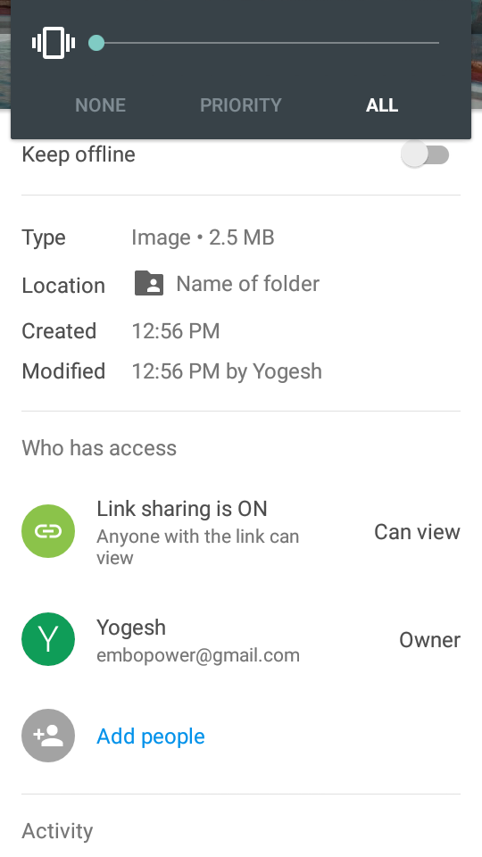 Google Drive Sharing and Collaborating