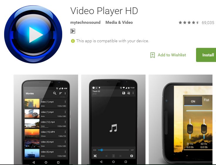 HD Video Player - For Android Devices