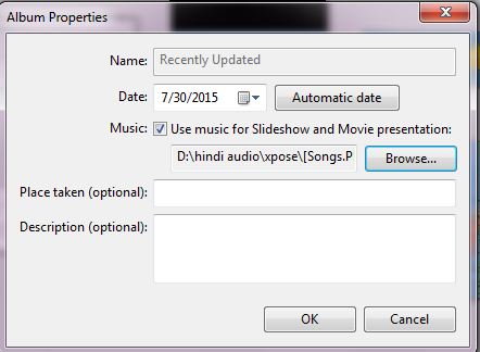 Add music to Slideshow