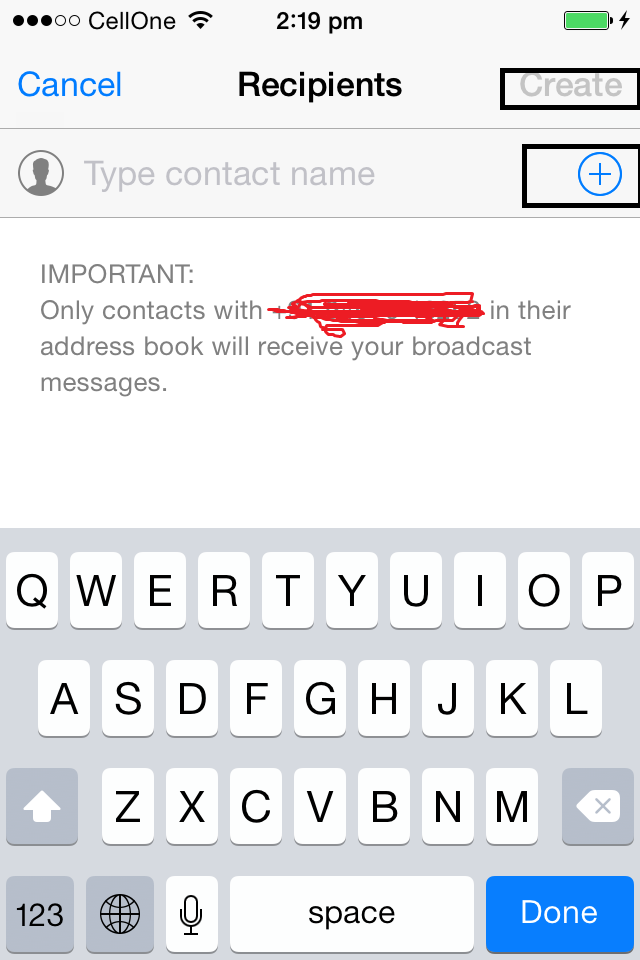 BROADCAST MESSAGES IN WHATSAPP IPHONE