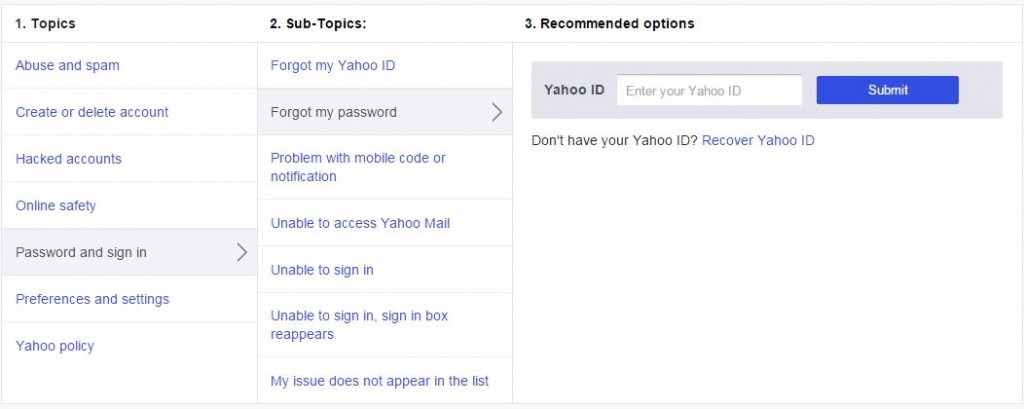 Change or reset your Yahoo password