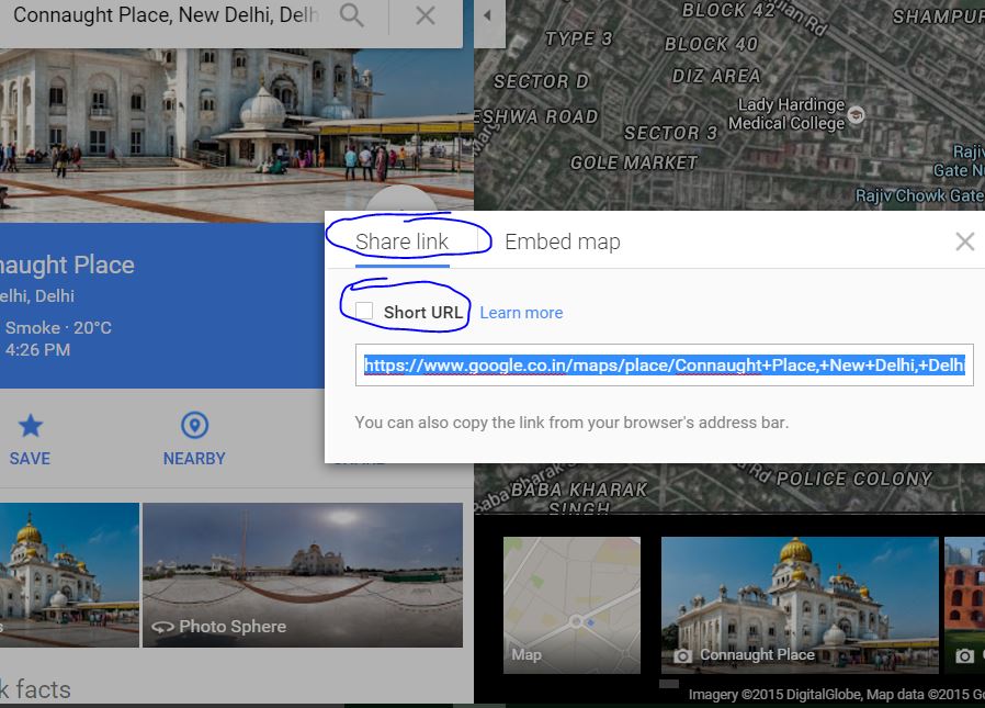 How to Share any location info using link of Google maps