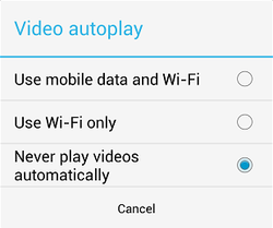 How to Turn off video autoplay on Twitter for Android