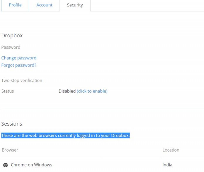 Best Way to secure your Dropbox account from Unwanted Attack
