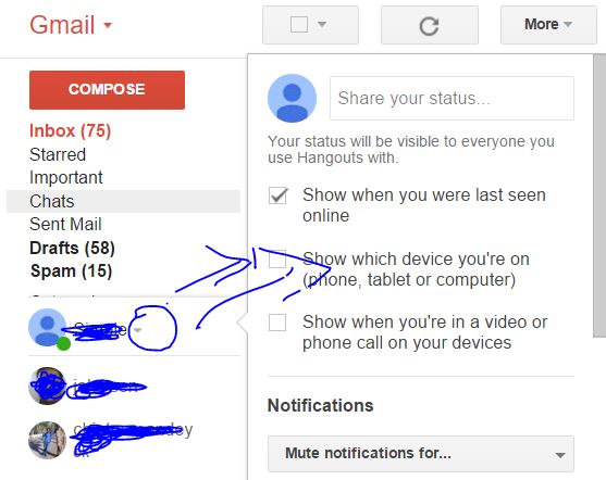 How to Change Setting for Google Hangouts