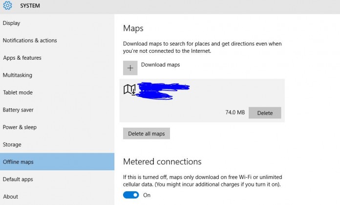 How to Download Offline Maps on Windows 10 Device