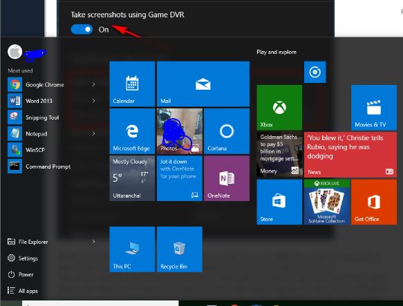 How to Take Screenshot with Windows 10