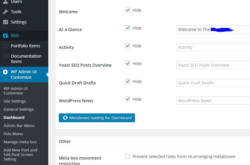 Remove WordPress Dashboard News Feed and Add Your