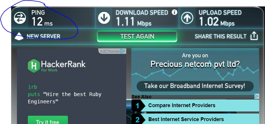 Test Internet speed, how to make speed fast
