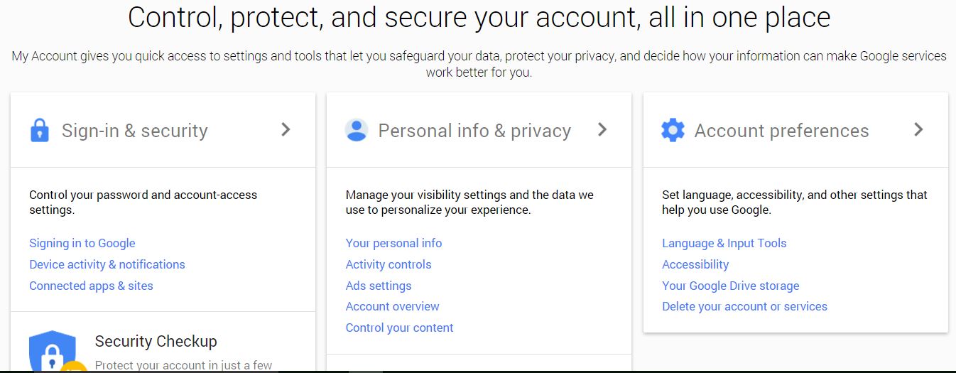 Delete Google Account - Sign in - Google Accounts