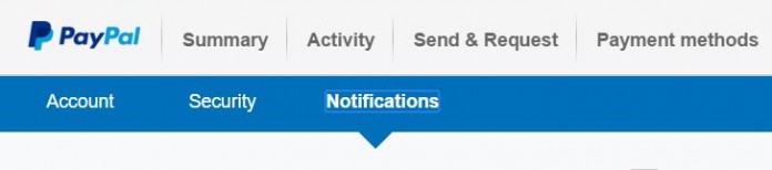 How to Disable or enable the PayPal Email Notification