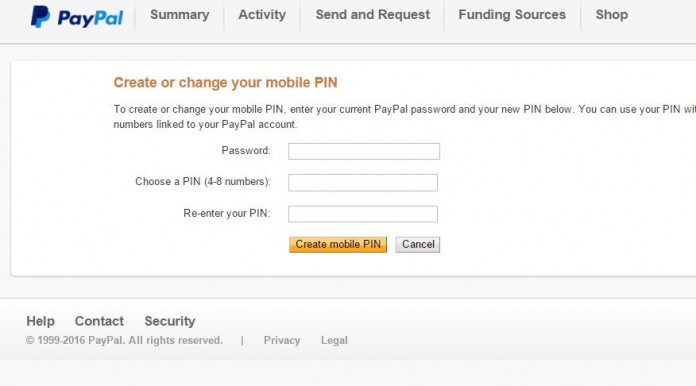 Increase the security of your PayPal accounts