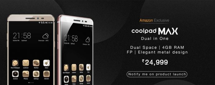 Coolpad Max Specs and Price in India
