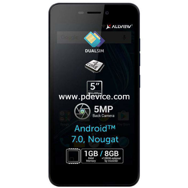 Allview A8 Lite Smartphone Full Specification