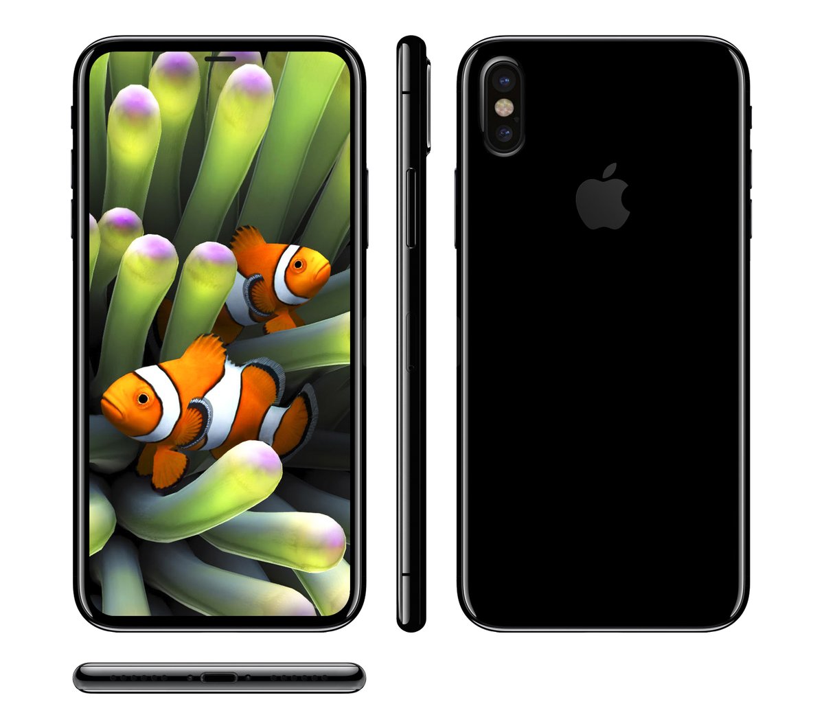 Apple iPhone 8 both look