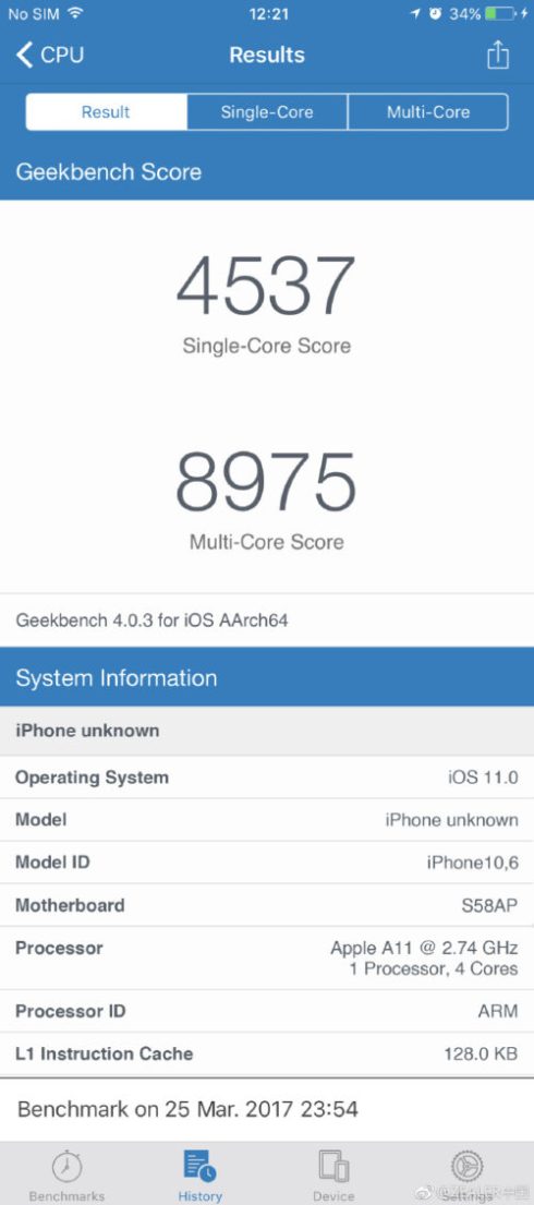 iPhone 8 Specifications Image