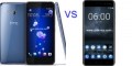 HTC U11 vs Nokia 6 Comparison