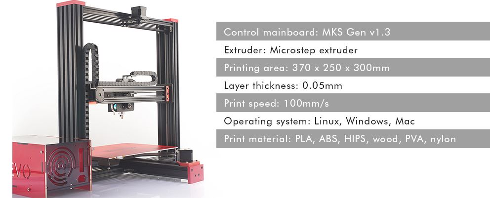 TEVO Black Widow 3D Printer Kit 3D Printers