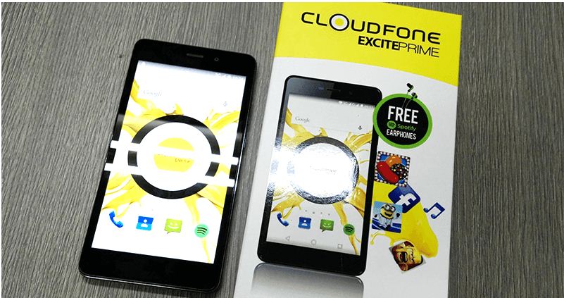 Cloudfone Excite2 In the Box