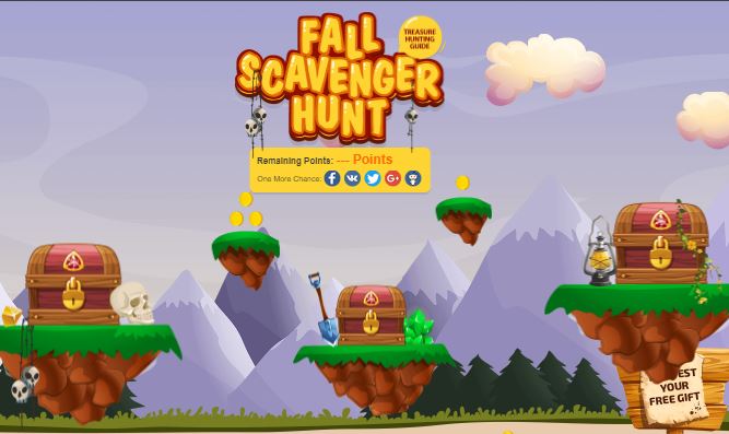 FALL SCAVENGER HUNT Deal and SALE
