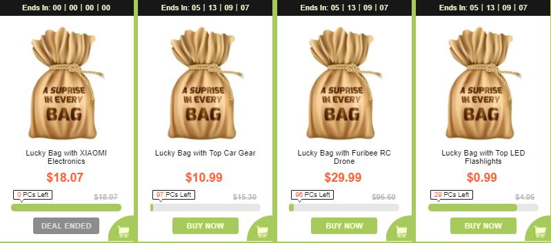 Lucky Bags Share Deal
