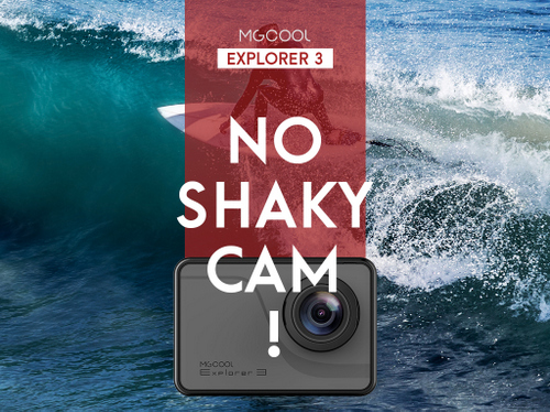 No More Shaky Cam! Meet MGCOOL Explorer 3 Action Camera
