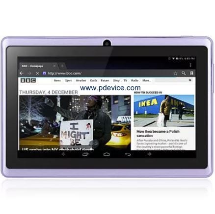 Q88H A33 Tablet Full Specification