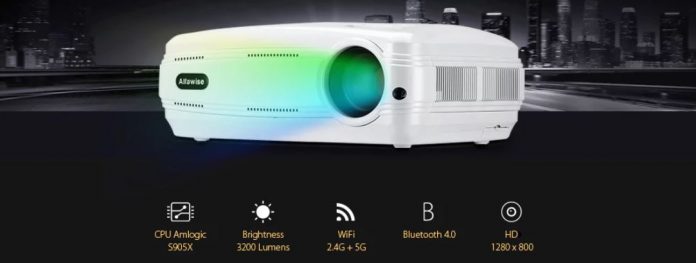 Alfawise X 3200 Lumens HD 1080P Smart Projector