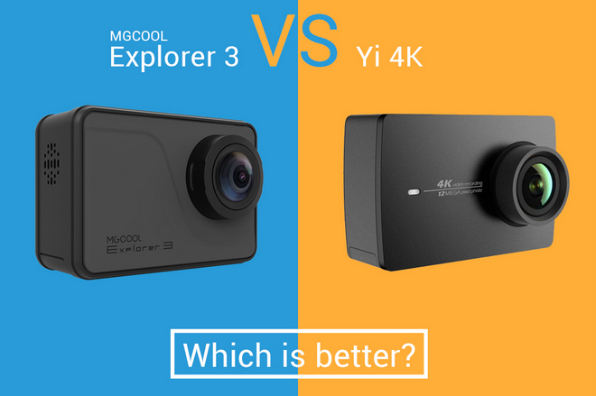 MGCOOL Explorer 3 and Yi 4K What's the difference