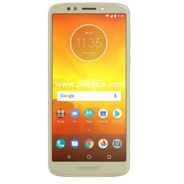 Motorola Moto E5 Smartphone Full Specification