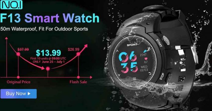 Buy NO.I F13 Smart Watch for Just $13.99