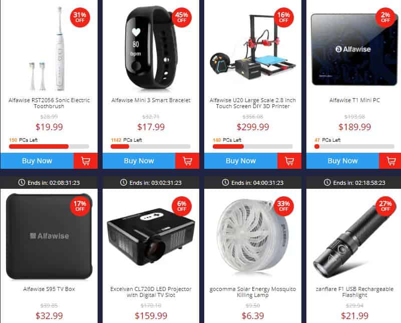 Gearbest Exclusive Brands Sale $10 for 3 Save up to 50% off