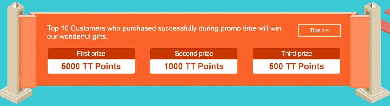 Win Prize from TomTop 2018