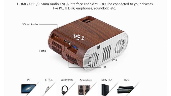 YT - 890 LCD Projector GearBest Coupon Code