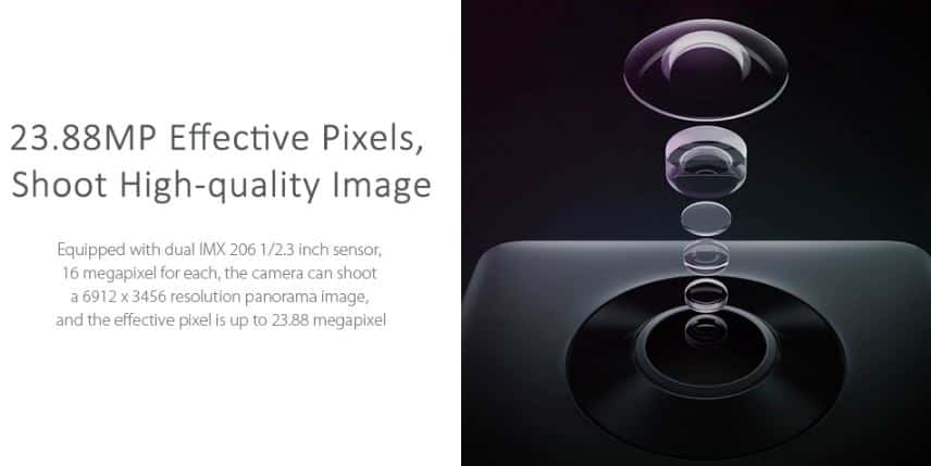Xiaomi Mi Sphere Camera 4K Panorama Action Camera $75.3 GearBest Promo Code