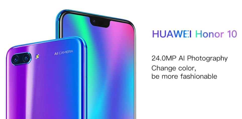 Huawei Honor 10 $10 Coupon Code from GearBest