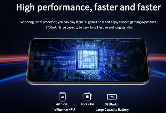 Huawei Honor Play GearBest $54 Coupon Code