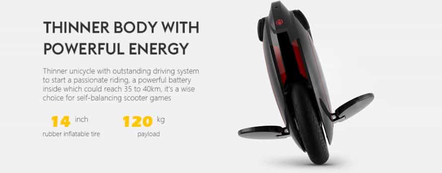 INMOTION V5F 4.0Ah Battery Electric Balance Unicycle with $20 GearBest Coupon for Global Users