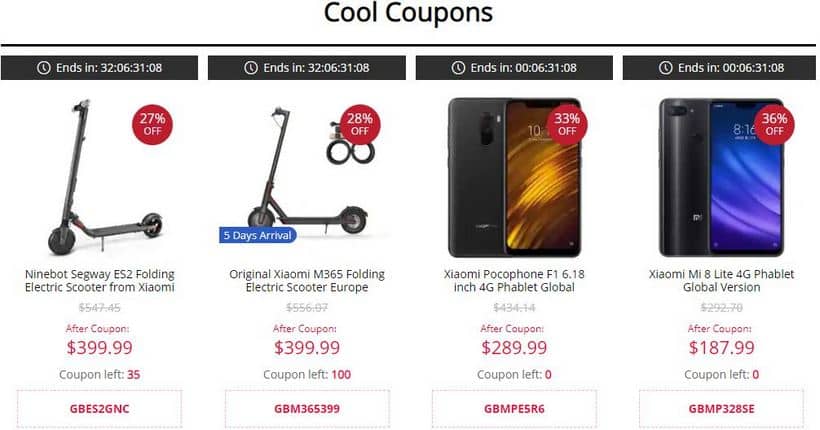 Gearbest 2019 Bestseller Product with Discount Promo Code for Global Users