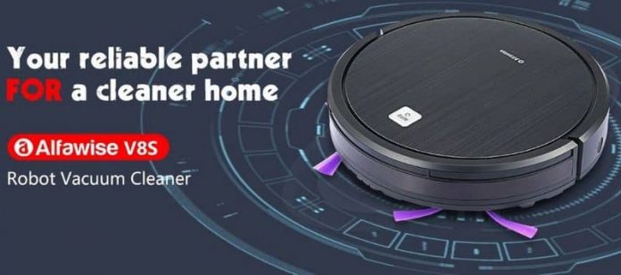 Alfawise V8S Robot Vacuum Cleaner with $13 Promo Code from Gearbest