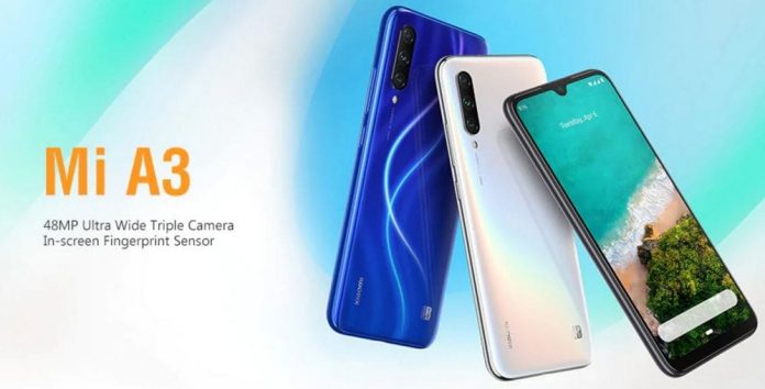 Xiaomi Mi A3 coupon code online $96 with Global shipping