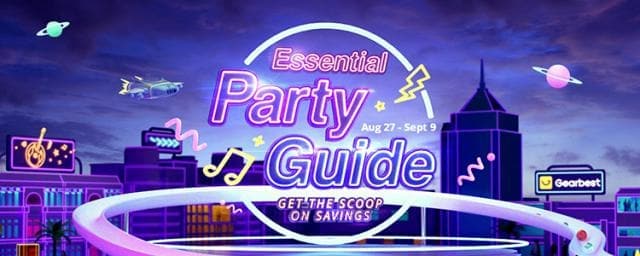 Gearbest Sept Party Sale - Big Coupons $1000000 value promo code available