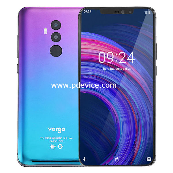 Vargo VX4 Smartphone Full Specification