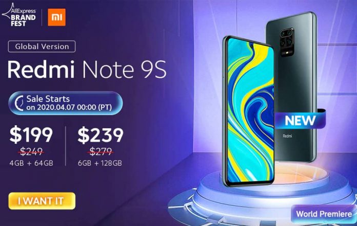 $40 Promo Code for Xiaomi Redmi Note 9S