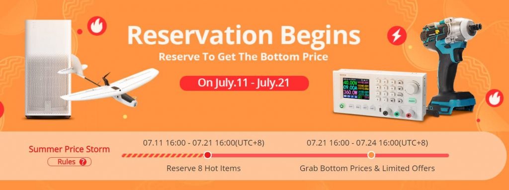 Reservation Begins - Banggood Summer Sale 2020